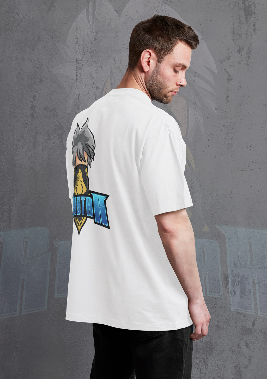 I Am Rai Star White Oversize T-Shirt