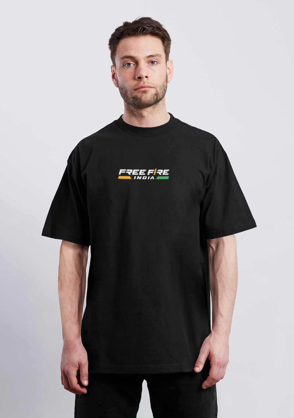 Free Fire India Black Oversize T-shirt