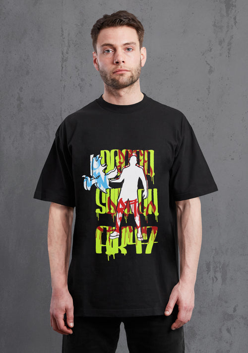 Draco Ak47 Black Oversize T-shirt