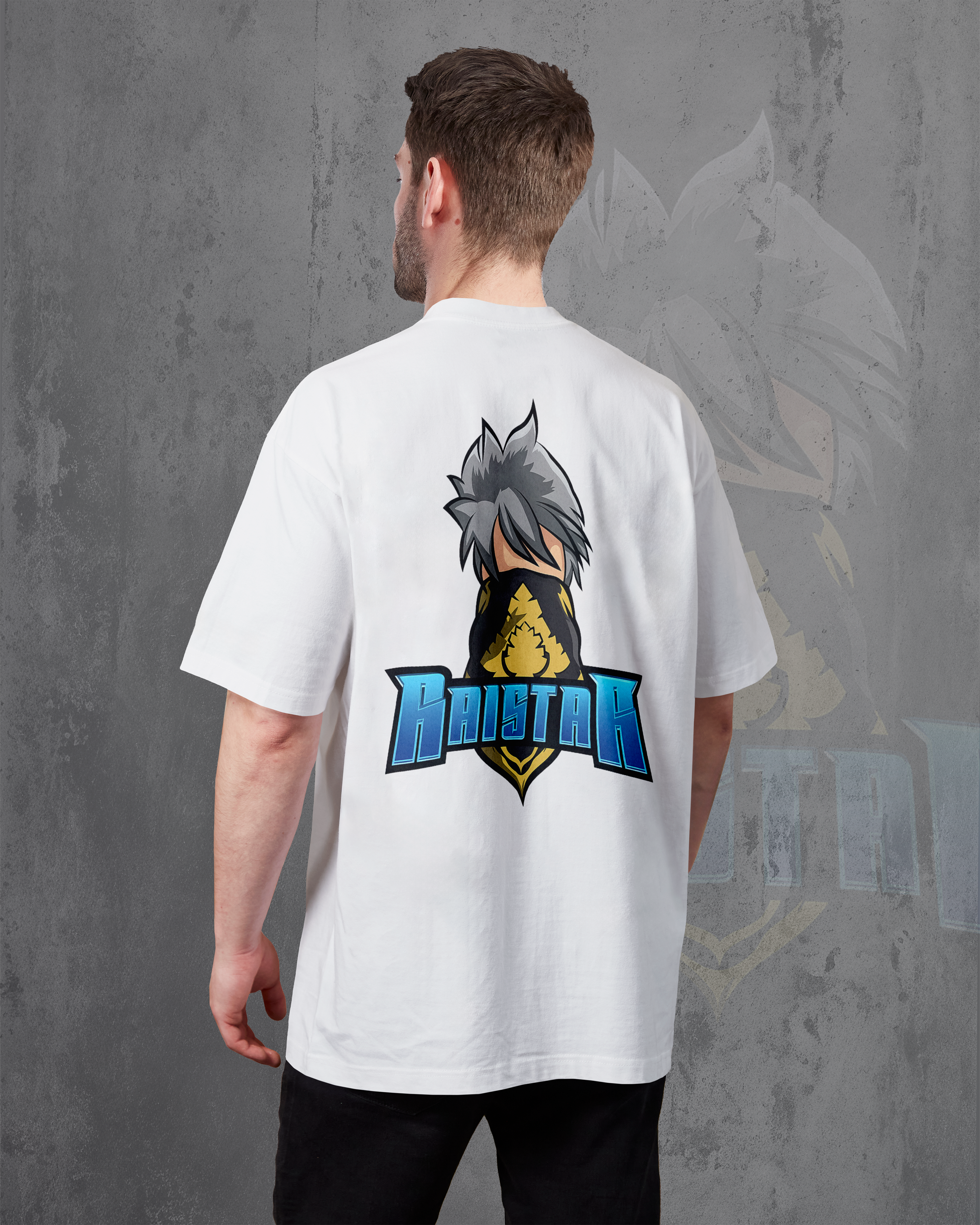 I Am Rai Star – Premium Unisex Oversized White T-Shirt | 240 GSM Cotton